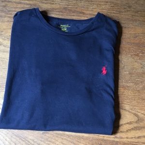 Classic navy polo crew tshirt